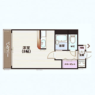 間取り図/ひとり暮らし/一人暮らし/部屋全体/ワンルーム...などのインテリア実例 - 2020-10-10 23:30:26