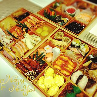 HAPPYNEWYEAR/お正月/おせち料理のインテリア実例 - 2015-01-01 13:00:21
