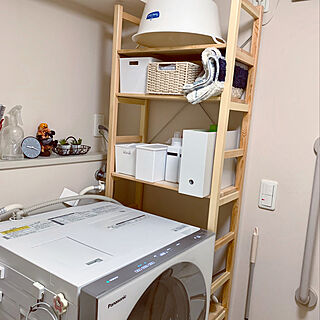 ニトリ キューブル 洗濯機の商品を使ったおしゃれなインテリア実例 