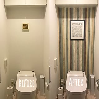 トイレの壁紙のインテリア実例 Roomclip ルームクリップ
