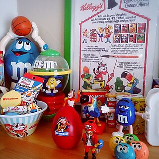 棚/kellogg's/PLAYMOBIL/m＆m’s/American...などのインテリア実例 - 2016-03-12 07:53:48