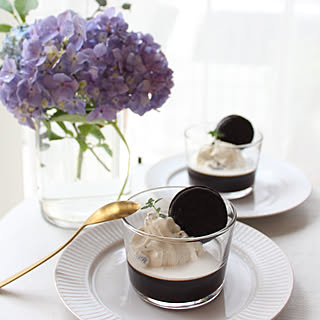 おうちカフェ コーヒーゼリーパフェのおしゃれなインテリア 部屋 家具の実例 Roomclip ルームクリップ