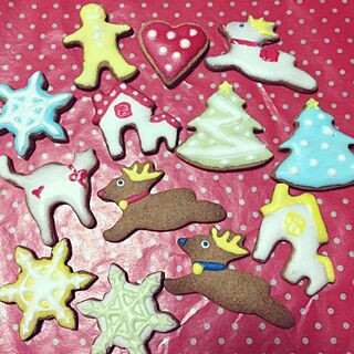 キッチン/クリスマス/手作り/クッキーのインテリア実例 - 2013-12-21 18:59:28