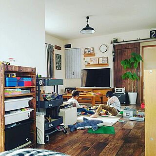 部屋全体/こどもと暮らす/こどもと暮らす。/Instagram→masami23y/RC奈良支部...などのインテリア実例 - 2017-05-02 21:04:52