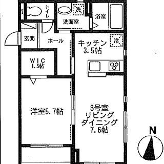 部屋全体/間取り図のインテリア実例 - 2015-06-23 23:52:04