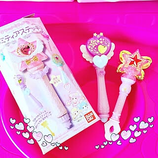 棚/Instagramやってます/趣味は可愛いオモチャ集め♡/ルミティアステッキ/ゆめかわいい...などのインテリア実例 - 2016-01-31 13:14:47