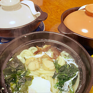 あつあつ鍋/鍋焼きうどん/一人用土鍋/土鍋/たくさんのいいねフォローに感謝です...などのインテリア実例 - 2020-12-07 23:49:41