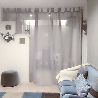 間仕切りカーテンのおしゃれなアレンジ 飾り方のインテリア実例 Roomclip ルームクリップ