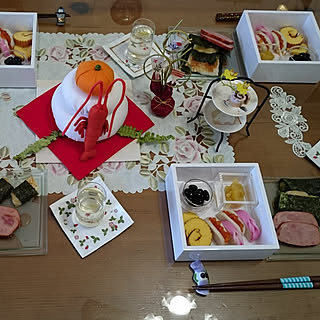 机/お正月/雑貨好き/鏡餅は手作り/豆皿が好き...などのインテリア実例 - 2019-01-01 14:13:50