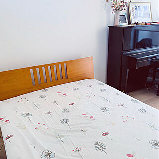 寝室/ダブルベッド/ピアノがある部屋/ベッド周りのインテリア実例 - 2020-03-18 15:13:10
