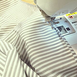 机/IKEA/IKEAのカーテン/あまり布/手作り...などのインテリア実例 - 2016-07-13 17:01:07