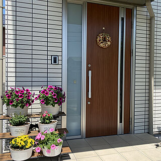 セキスイハイム/お花のある暮らし/春を楽しむ/植物と暮らす/玄関/入り口のインテリア実例 - 2021-04-18 12:15:14
