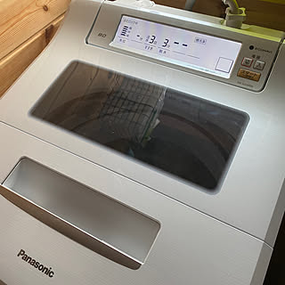 洗濯機/Panasonic洗濯機/ロフトのある家/インナーガレージのある家/生活感のある家...などのインテリア実例 - 2020-08-19 13:15:28