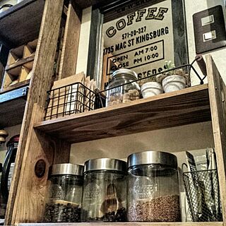 コーヒー/ARAREWORKS/パブミラー/カフェコーナー/おうちカフェのインテリア実例 - 2016-03-31 21:10:12