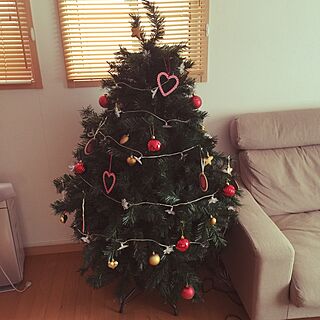 部屋全体/カインズホーム/クリスマスツリー/クリスマス/IKEAのインテリア実例 - 2015-11-25 09:19:03