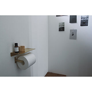 トイレットペーパーホルダー/真鍮/すっきり暮らす/マークスアンドウェブ/バス/トイレのインテリア実例 - 2021-09-05 12:01:41
