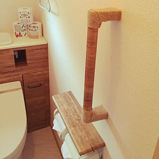 バス トイレ 手すりのおしゃれなアレンジ 飾り方のインテリア実例 Roomclip ルームクリップ