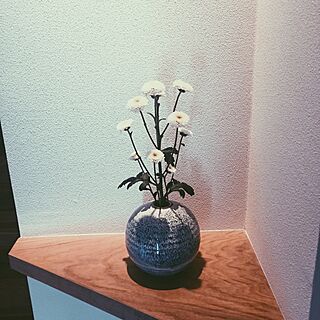 棚/飾り棚/菊の花/お花/花瓶のインテリア実例 - 2017-06-04 11:51:54
