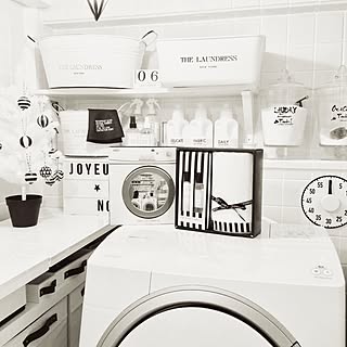 バス/トイレ/laundress/White/モノトーン/ホワイト...などのインテリア実例 - 2016-12-06 16:29:23