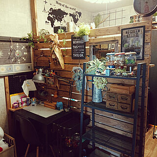 部屋全体/100均/DIY/リメイク/フェイクグリーン...などのインテリア実例 - 2020-02-07 12:49:38