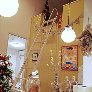 壁/天井/クリスマス/小さな家/花好き/平屋...などのインテリア実例 - 2022-11-16 21:51:59