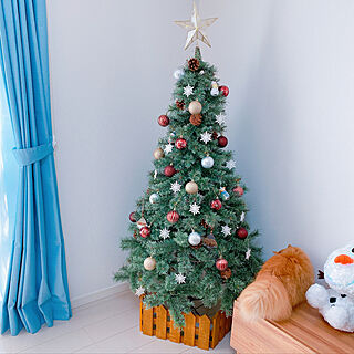 クリスマスツリー150cm/オーナメント/ブラウン×ゴールド/Studio Clip/フランフラン...などのインテリア実例 - 2021-12-03 17:11:40