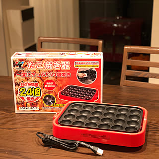 机/いいね♡ありがとうございます♡/楽しい時間/家族団欒/たこ焼き器...などのインテリア実例 - 2018-02-05 00:22:39