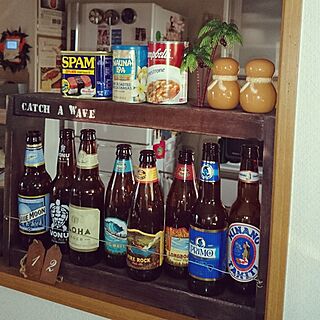 リビング/Hawaiiビール/ハワイ/DIY/手作り...などのインテリア実例 - 2014-08-07 06:49:13