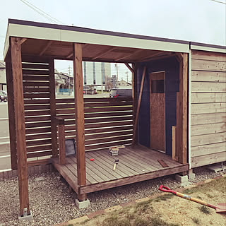 庭 物置小屋diyのインテリア 手作りの実例 Roomclip ルームクリップ