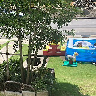 熱中症には気をつけよう‼️/暑い☀/暑い毎日/プライベートプール/家プール...などのインテリア実例 - 2020-07-19 21:46:30