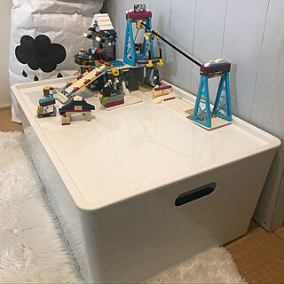 LEGO収納/LEGO/おもちゃ収納/IKEA/リビング...などのインテリア実例 - 2017-11-25 14:30:25