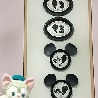 ディズニー ディズニー切り絵のおしゃれなインテリア 部屋 家具の実例 Roomclip ルームクリップ