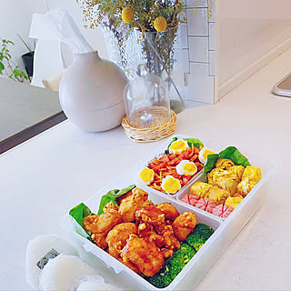 お花見弁当/観葉植物/ミモザ/キッチンのインテリア実例 - 2022-04-03 20:54:08