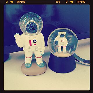 astronaut/宇宙飛行士/スノードームのインテリア実例 - 2015-10-23 21:27:09
