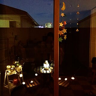 LED/ベランダからの景色/IKEA/IKEA 照明/リビングのインテリア実例 - 2017-01-23 17:40:44