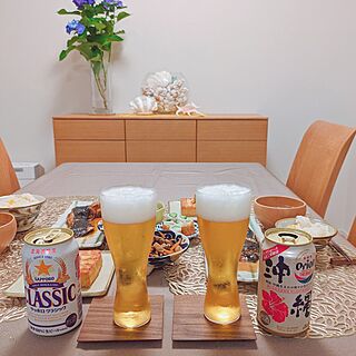 机/夕食/ビール/飛騨家具/shirakawa...などのインテリア実例 - 2023-06-11 21:32:23