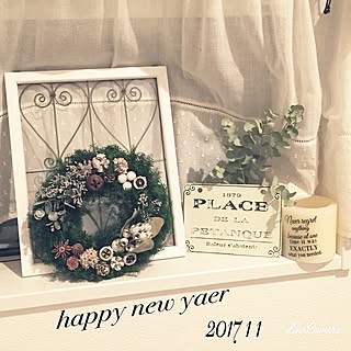 玄関/入り口/今年もよろしくお願いします/RCの出逢いに感謝♡/いつもいいねありがとうございます♡のインテリア実例 - 2017-01-01 22:18:23