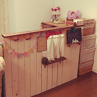 リビング/子供部屋/DIY♡/セリア/カゴが好き♡...などのインテリア実例 - 2014-11-29 18:32:03