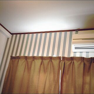 壁/天井/マスキングテープ　壁/手作り/賃貸/カーテンのインテリア実例 - 2014-01-20 12:02:15