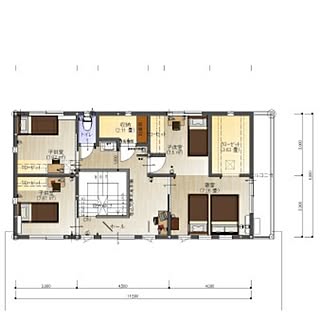 部屋全体/間取り/2階間取り図のインテリア実例 - 2017-07-19 20:18:10