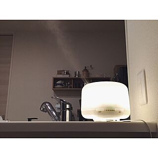 壁に付けられる家具/アロマ/賃貸/無印良品/Instagram:yui____kのインテリア実例 - 2017-01-23 22:30:59