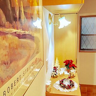 壁/天井/クリスマスディスプレイ/玄関入ってすぐのインテリア実例 - 2016-12-05 11:24:20