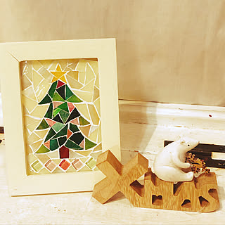 贈り物/プレゼント/handmade/クリスマスツリー/くま...などのインテリア実例 - 2022-11-27 16:55:22
