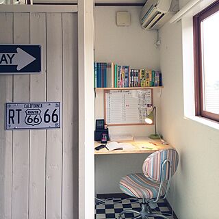 机/勉強用の小部屋/IKEA/子供部屋/DIY...などのインテリア実例 - 2014-08-08 08:10:20