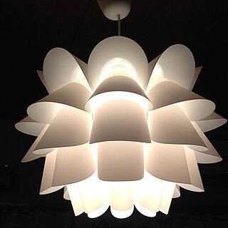 壁/天井/IKEA/照明 IKEA/天井どーにかしたい。のインテリア実例 - 2014-08-21 22:29:46