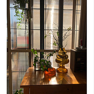 二重窓DIY/レトロ/レトロポップ/蚤の市/ガラスの花瓶...などのインテリア実例 - 2022-12-15 11:06:07