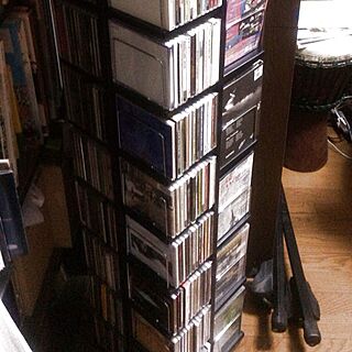 部屋全体/CD/収納/CD DVD 収納/DVDのインテリア実例 - 2013-12-01 19:29:41