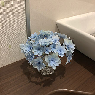 レトロ/花瓶/紫陽花/バス/トイレのインテリア実例 - 2019-07-21 23:50:52