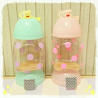 ガチャガチャ風キャンディポット/コンテストに参加してみました♡/DIY/パステル/カラフル...などのインテリア実例 - 2015-02-01 18:43:31