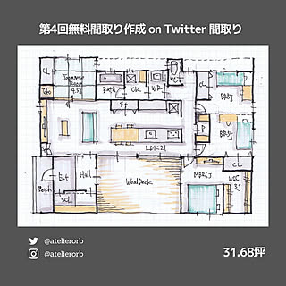 間取り図/間取り/設計/間取り好き/間取り相談...などのインテリア実例 - 2021-01-08 12:46:44